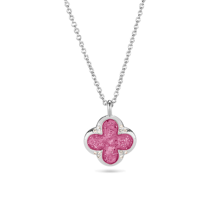 See You Memorial Ashes Four Leaf Clover Silver Pendant & Chain (143S)