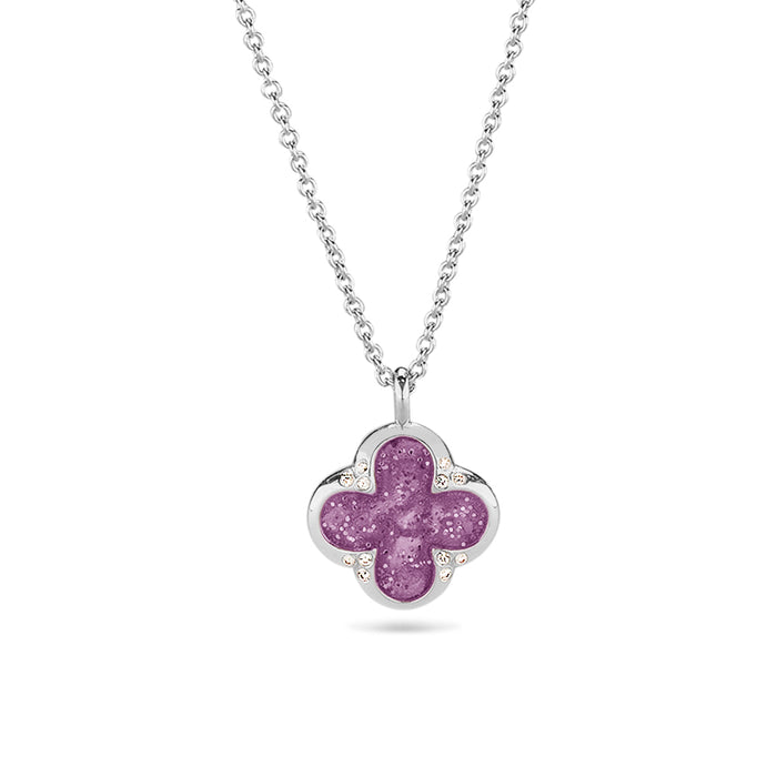 See You Memorial Ashes Four Leaf Clover Silver Pendant & Chain (143S)
