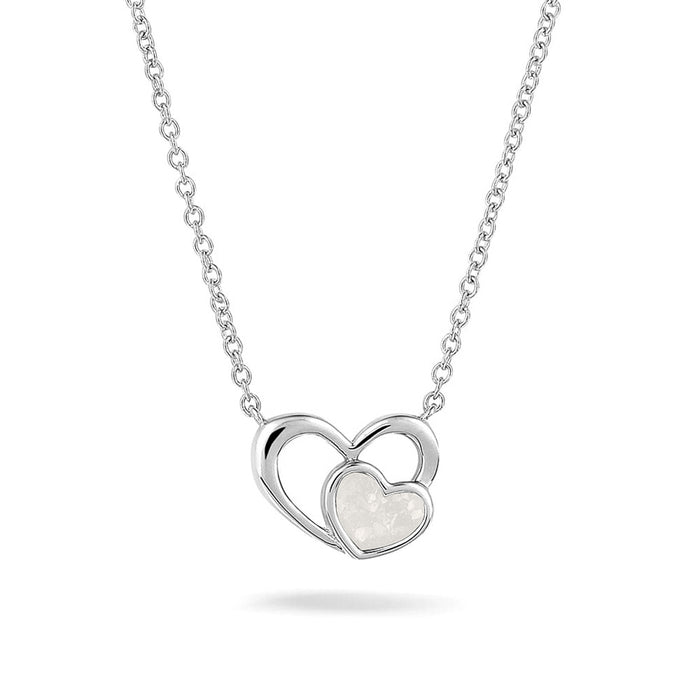 See You Memorial Ashes Heart within my Heart Necklace (602S)