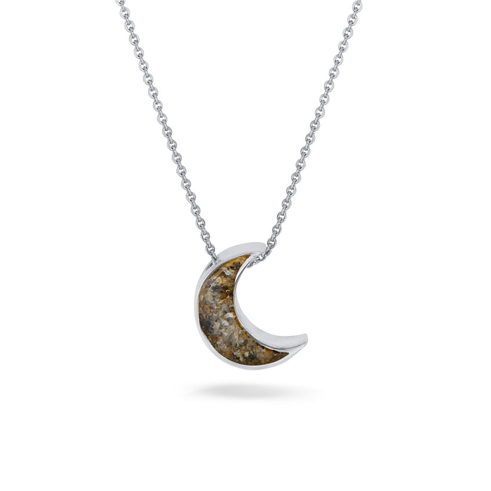 See You Memorial Ashes "Love You to the Moon & Back" Mini Pendant & Chain (703S)