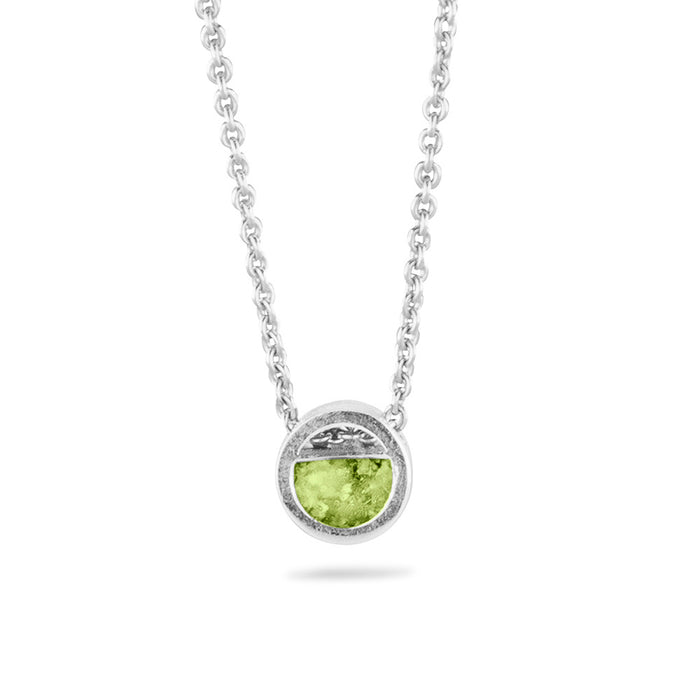 See You Memorial Ashes Mini Necklace with Zircon & Chain (710S)