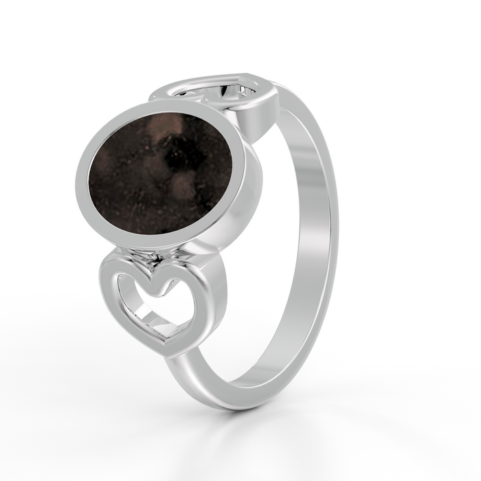 Always With Me Heart & Oval Ring  (AWM-R1S)