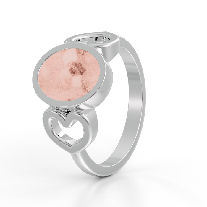 Always With Me Heart & Oval Ring  (AWM-R1S)