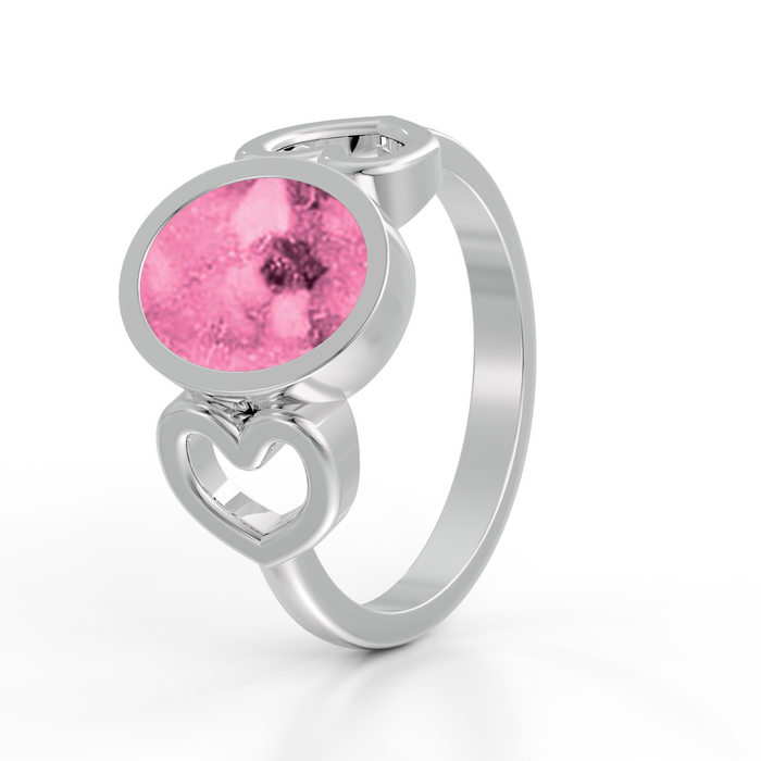Always With Me Heart & Oval Ring  (AWM-R1S)