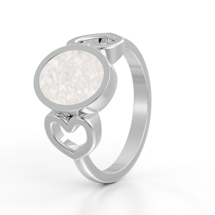 Always With Me Heart & Oval Ring  (AWM-R1S)