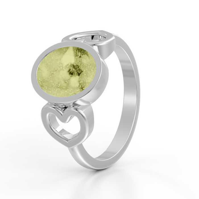 Always With Me Heart & Oval Ring  (AWM-R1S)