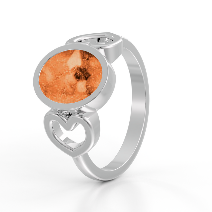 Always With Me Heart & Oval Ring  (AWM-R1S)