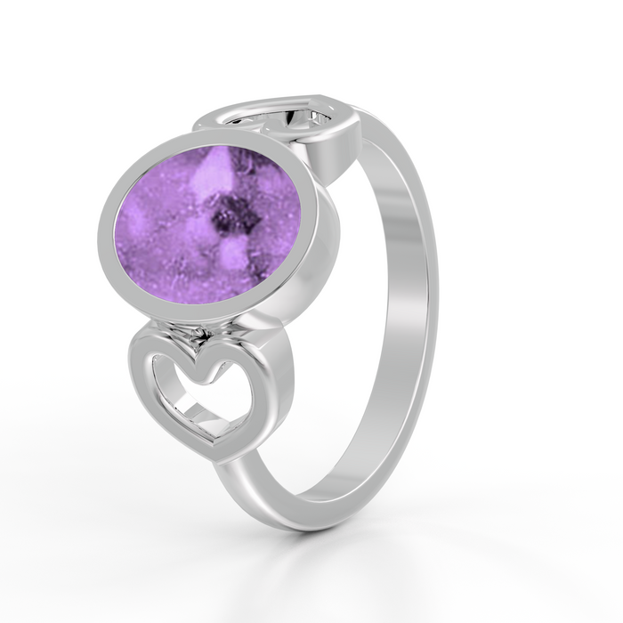Always With Me Heart & Oval Ring  (AWM-R1S)