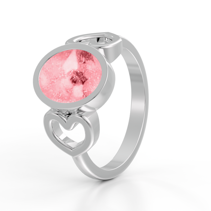 Always With Me Heart & Oval Ring  (AWM-R1S)