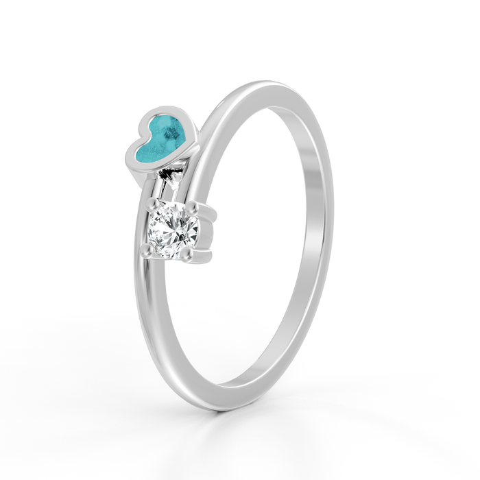 Always With Me Heart & Birthstone  (AWM-R2S)