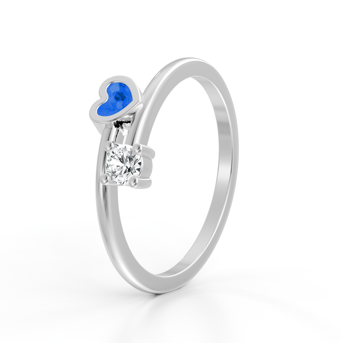 Always With Me Heart & Birthstone  (AWM-R2S)