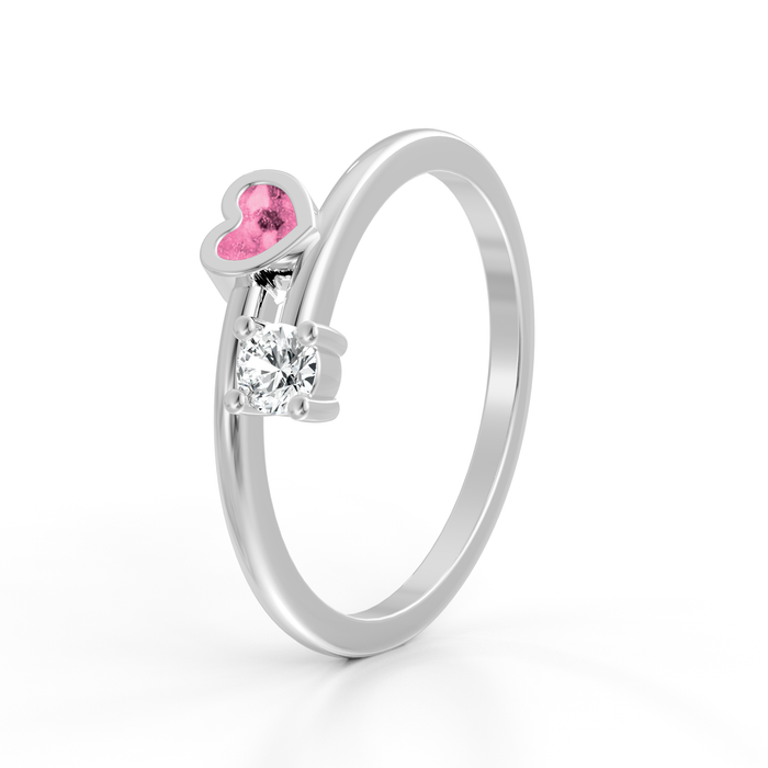 Always With Me Heart & Birthstone  (AWM-R2S)