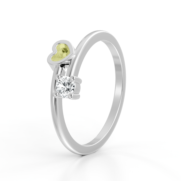Always With Me Heart & Birthstone  (AWM-R2S)