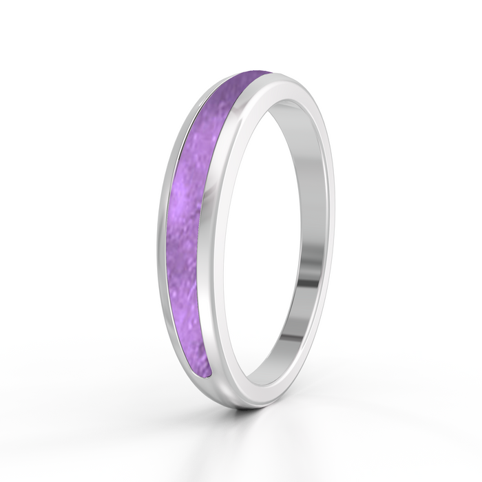 Always With Me Half Eternity Ashes Ring  (AWM-R4)