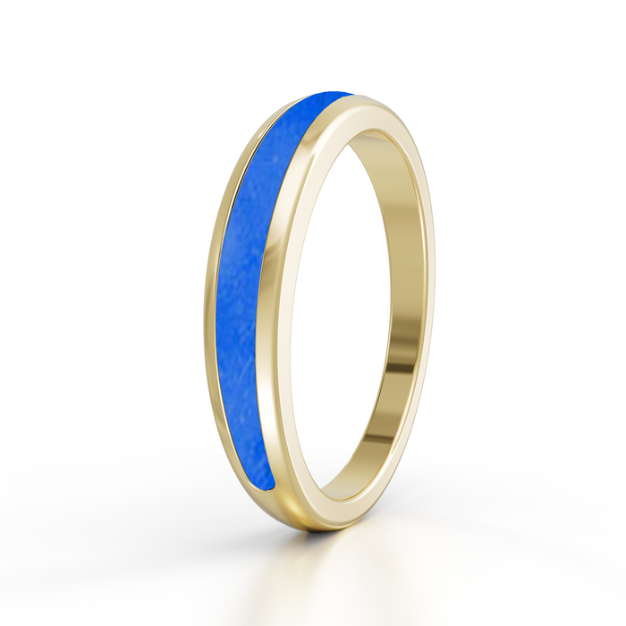 Always With Me Half Eternity Ashes Ring 9kt Gold (AWM-R4G)