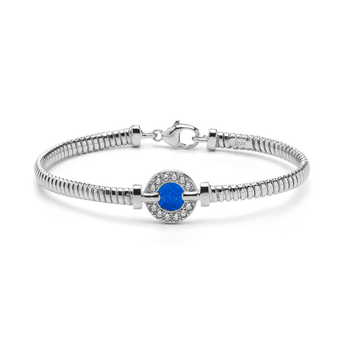 See You Memorial Ashes Bracelet with Zircon Circle Surround (BL 004)