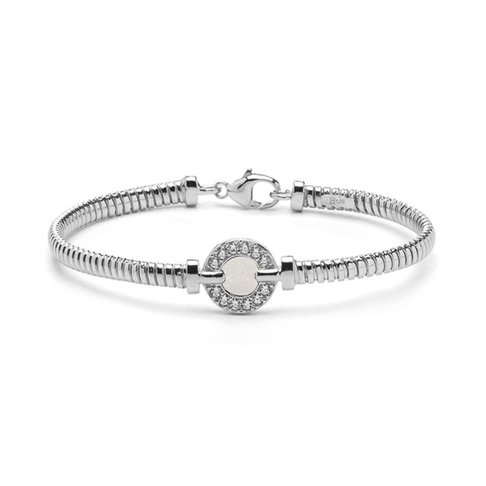 See You Memorial Ashes Bracelet with Zircon Circle Surround (BL 004)