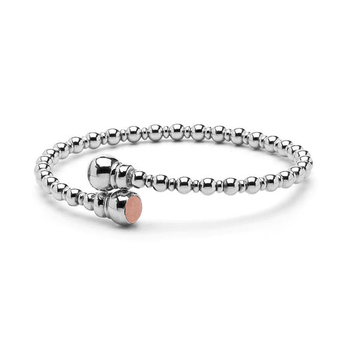See You Memorial Ashes Silver Flexible Ball Bracelet (BL007)
