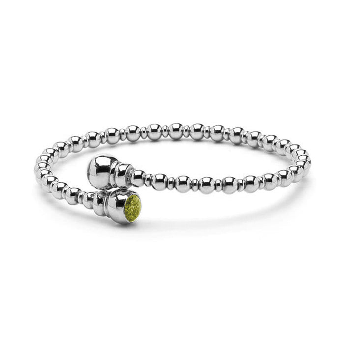 See You Memorial Ashes Silver Flexible Ball Bracelet (BL007)