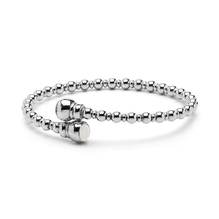 See You Memorial Ashes Silver Flexible Ball Bracelet (BL007)