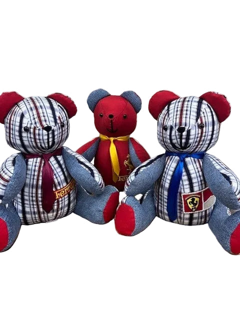 Memory Bear's - made from the clothes of your loved one - Memory Keepsakes