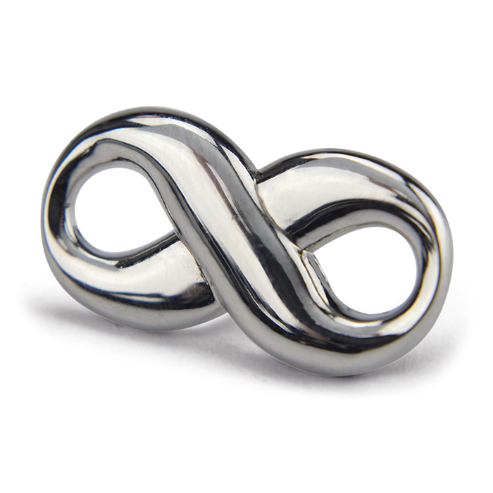 In Memory Pins - Eternity Silver Plated Funeral Keepsakes/Favours