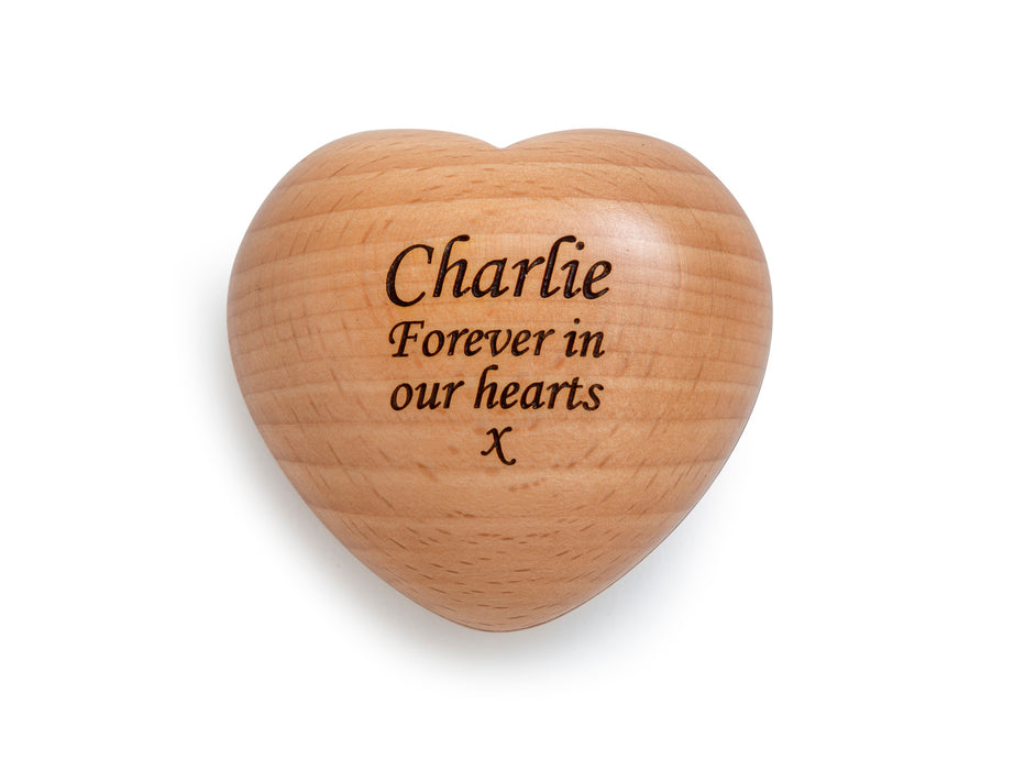 Wooden Heart Keepsake