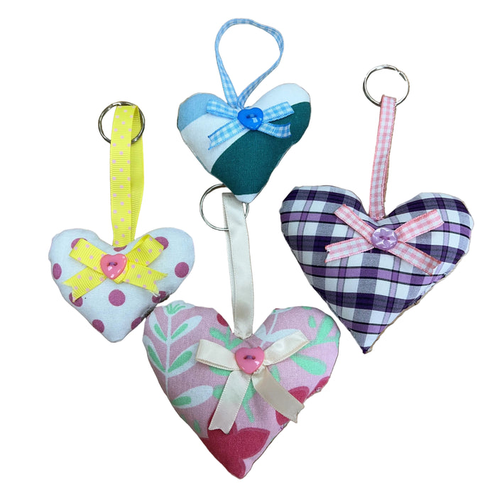 Memory Bear - Heart Keyring - Memory Keepsake