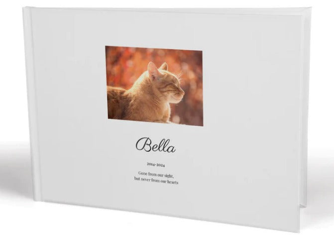 Pet Memorials - Pet Memory Photo Book - Large