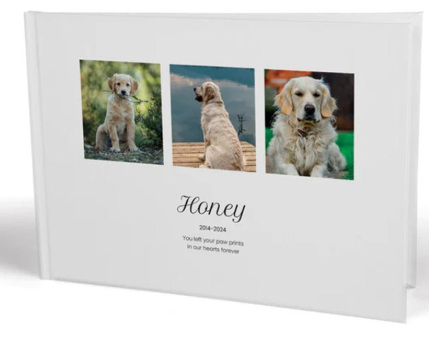 Pet Memorials - Pet Memory Photo Book - Large