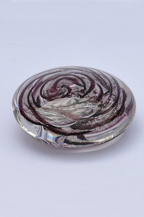 Forever Into Glass Pebble Paperweight