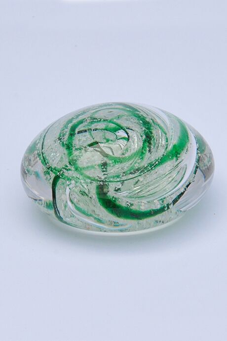 Forever Into Glass Pebble Paperweight