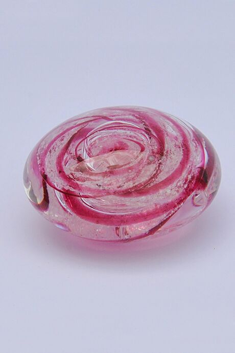 Forever Into Glass Pebble Paperweight