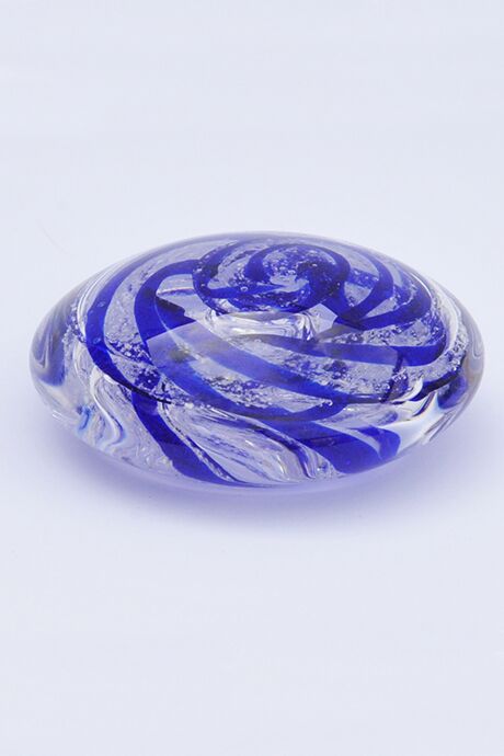 Forever Into Glass Pebble Paperweight