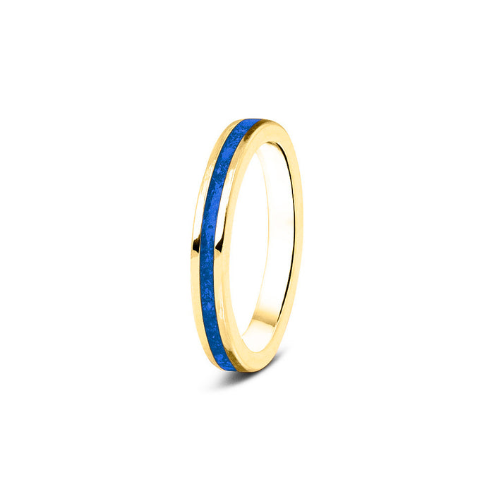 See You Memorial Ashes 9kt Yellow Gold "Eternity" Band Ring (RG046Y9)