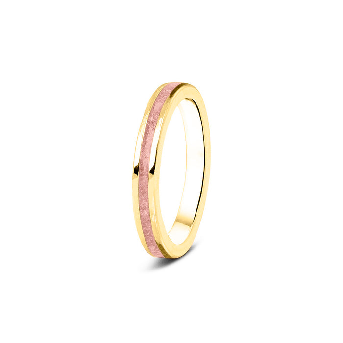 See You Memorial Ashes 9kt Yellow Gold "Eternity" Band Ring (RG046Y9)