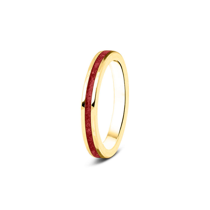 See You Memorial Ashes 9kt Yellow Gold "Eternity" Band Ring (RG046Y9)