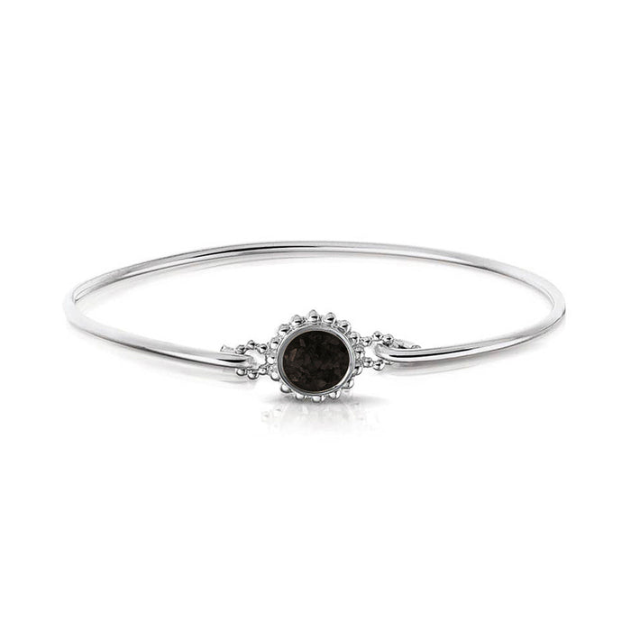 See You Memorial Ashes Silver Bracelet with Bubble Surround (ROB002 S)