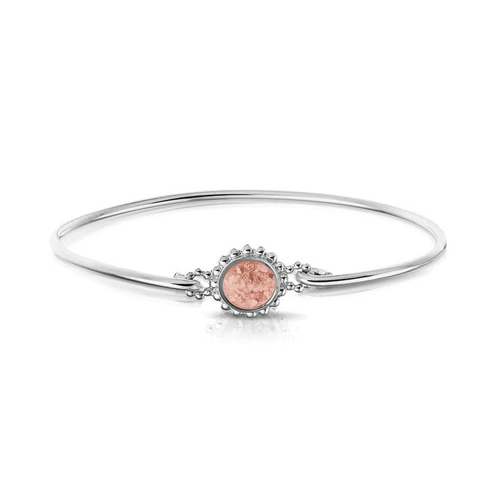 See You Memorial Ashes Silver Bracelet with Bubble Surround (ROB002 S)