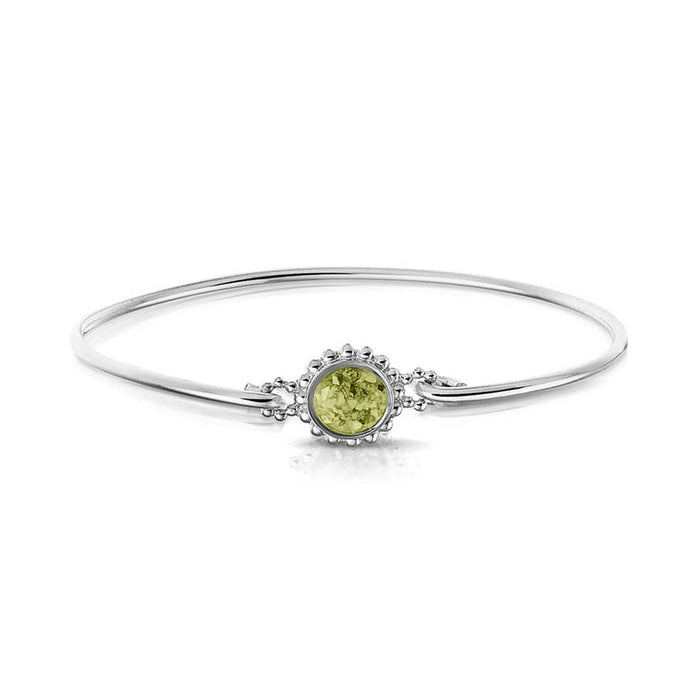 See You Memorial Ashes Silver Bracelet with Bubble Surround (ROB002 S)