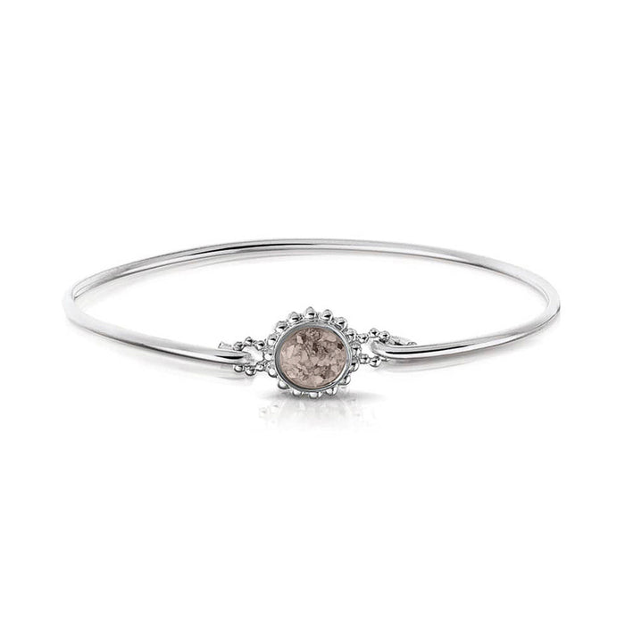 See You Memorial Ashes Silver Bracelet with Bubble Surround (ROB002 S)