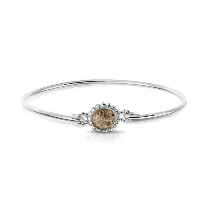 See You Memorial Ashes Silver Bracelet with Bubble Surround (ROB002 S)