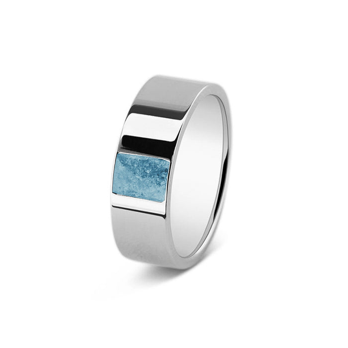 See You Memorial Ashes Silver Ring (RS008)