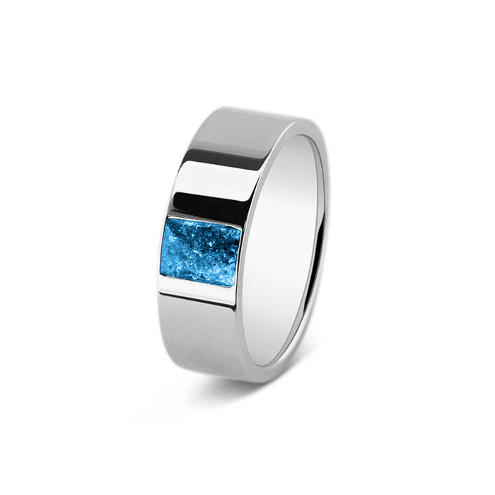 See You Memorial Ashes Silver Ring (RS008)