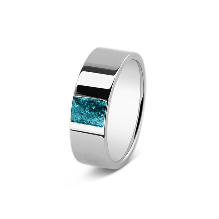 See You Memorial Ashes Silver Ring (RS008)
