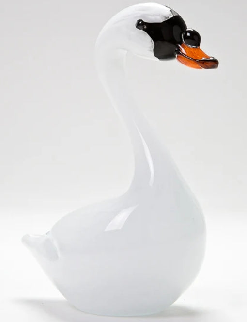 Forever Into Glass Elegant Swan