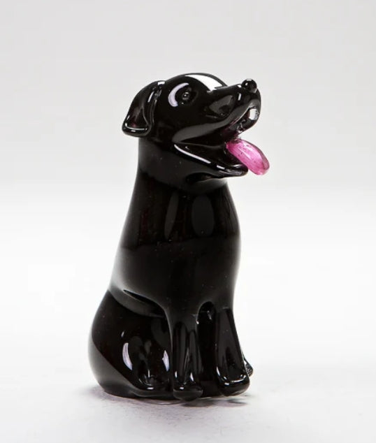 Forever Into Glass Black Labrador
