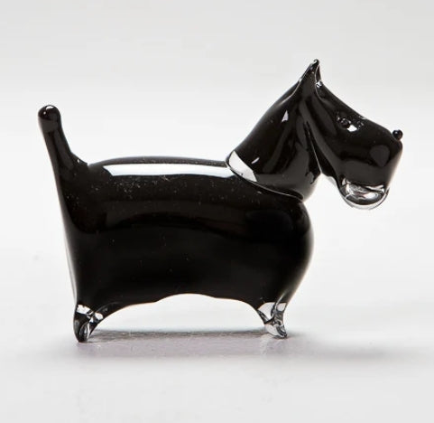 Forever Into Glass Scottie Dog