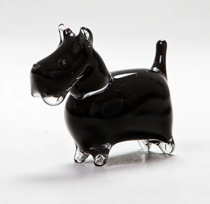 Forever Into Glass Scottie Dog