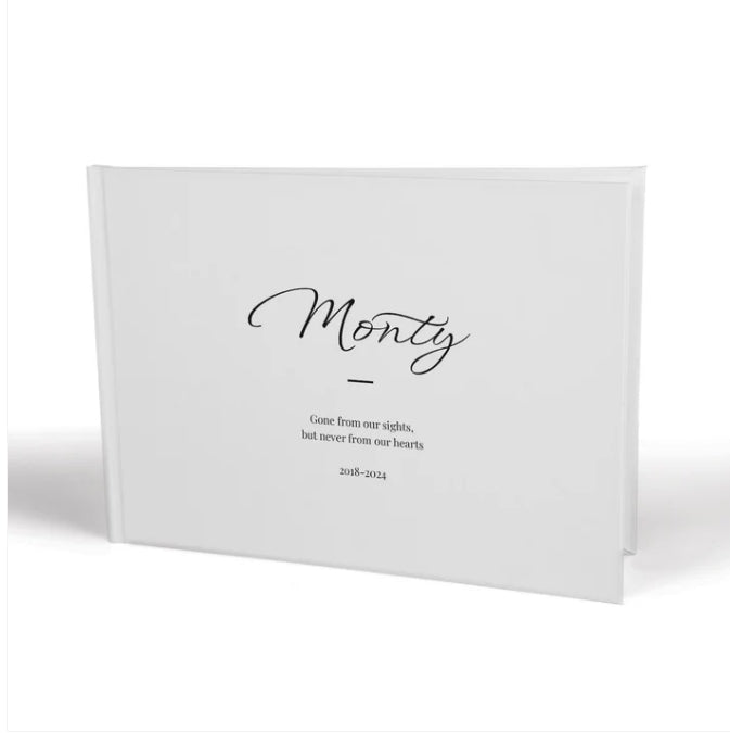 Pet Memorials - Pet Memory Photo Book - Large